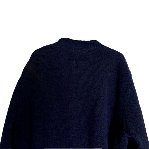 L.L. Bean Unisex Lambswool Full Zip Fleece Lined Sweater Jacket Sz - XXL - Picture 11 of 14